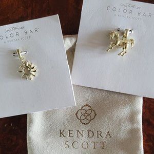 Kendra Scott Gold Charms- brand new
